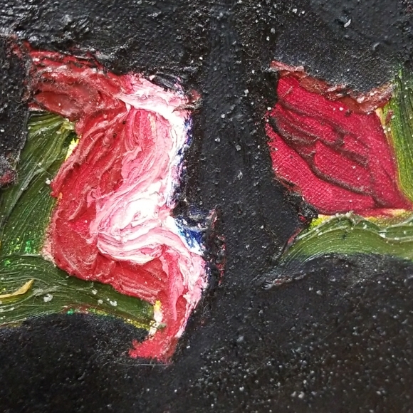 Original painting of rose buds - Picture 3 of 4